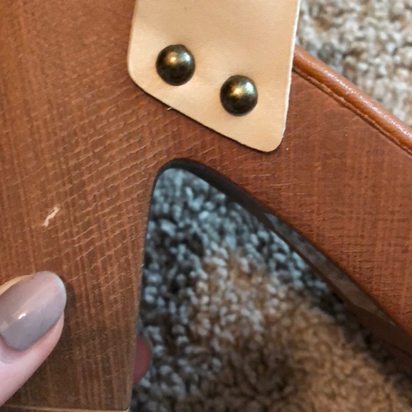 LAST 1🌵 strappy clog heel wood vegan leather - Picture 2 of 3